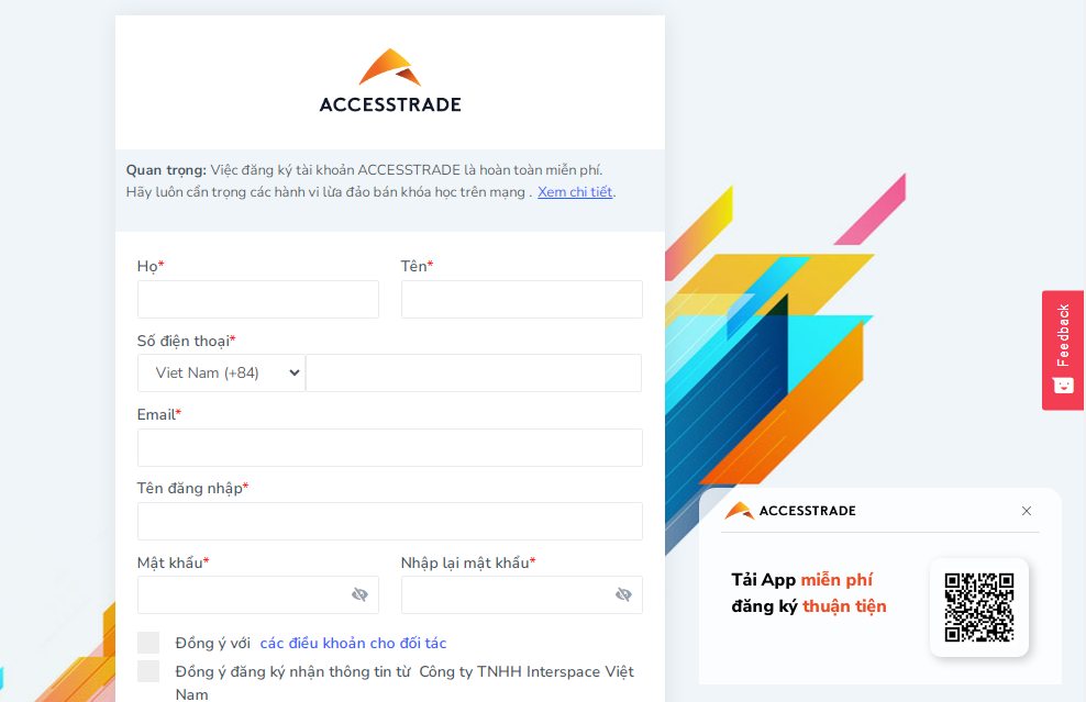 Kiếm tiền online Accesstrade