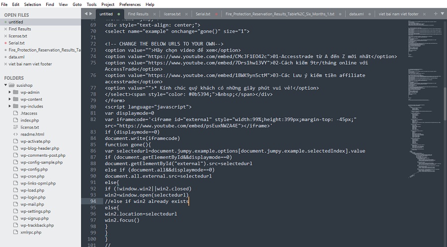 Sublime Text 3176 Trình soạn thảo văn bản mạnh mẽ và linh hoạt - Linhkien.dientutuanhung.com Sublime Text 3176