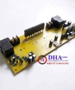 Mạch nguồn 4 tụ 2 kênh có bảo vệ loa